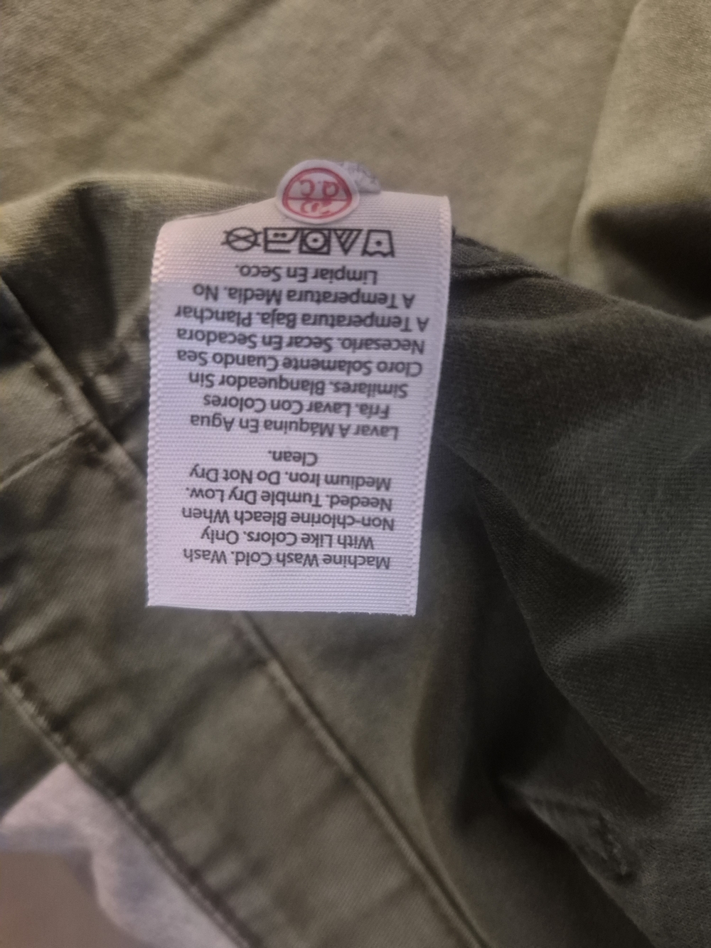 George Men's Military Field Jacket in Olive - Picture 7 of 12